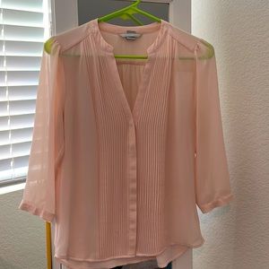 H&M 3/4 Sleeve Pink Blouse